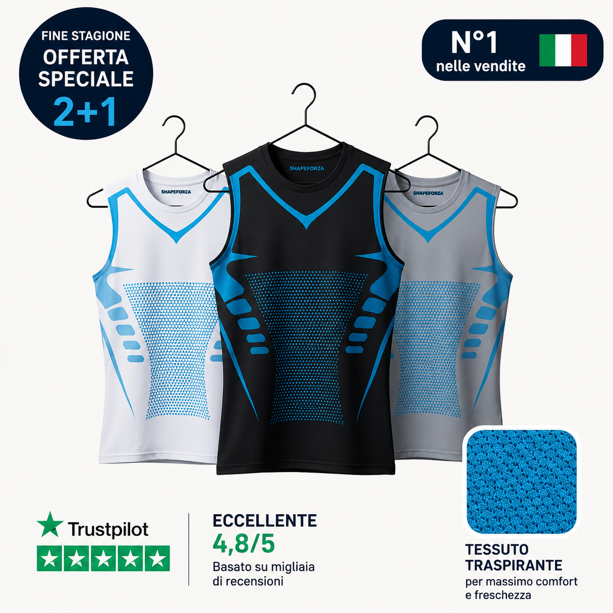ShapeForza™ Non devi più trattenere la pancia. Resta piatta da sola.