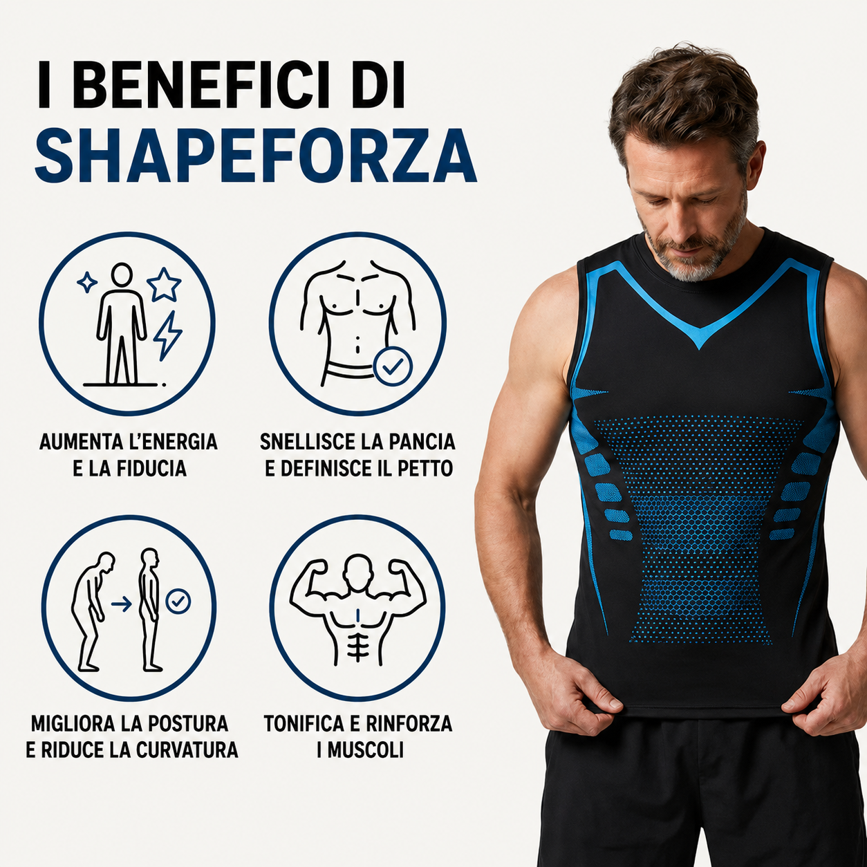 ShapeForza™ Non devi più trattenere la pancia. Resta piatta da sola.
